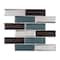 Andova Tiles SAMPLE-Daazen Borealis 2 in. x 6 in. Glass Mosaic Wall Tile SAM-ANDDAA973 - alternate 5